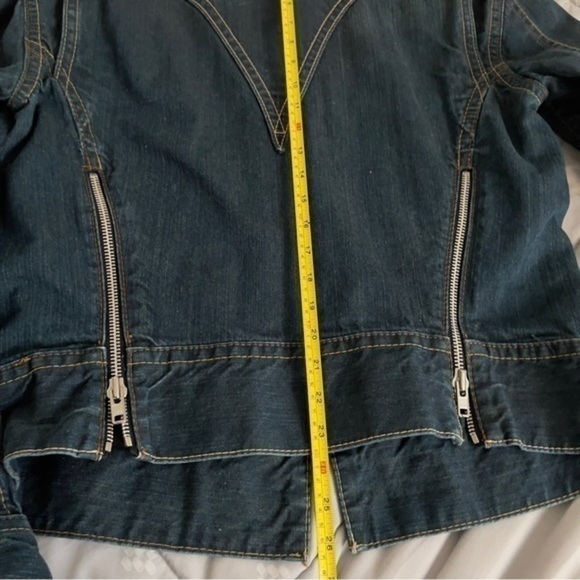 Levi’s Mens Red Engineered Zipper Denim Ja… - Picture 13 of 15